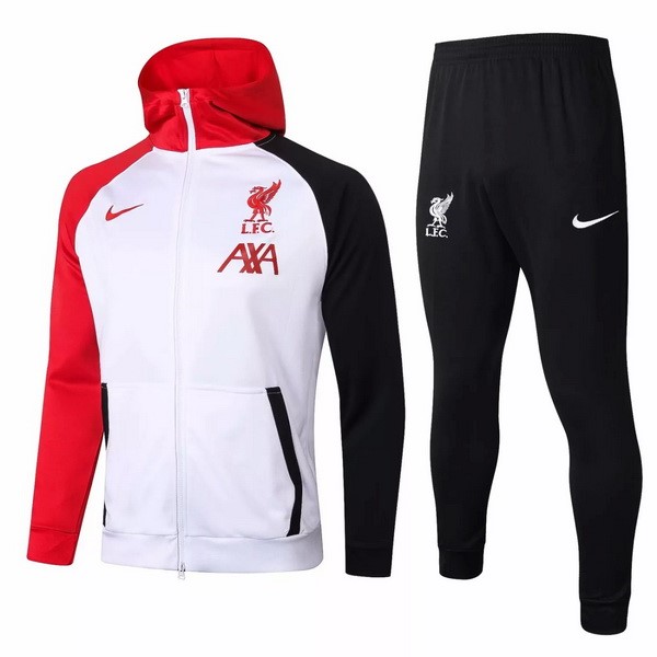 Chaqueta Con Capucha Liverpool 2020-2021 Rojo Blanco Negro